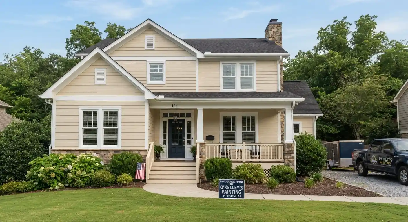 Residential home exterior in Flintstone, GA