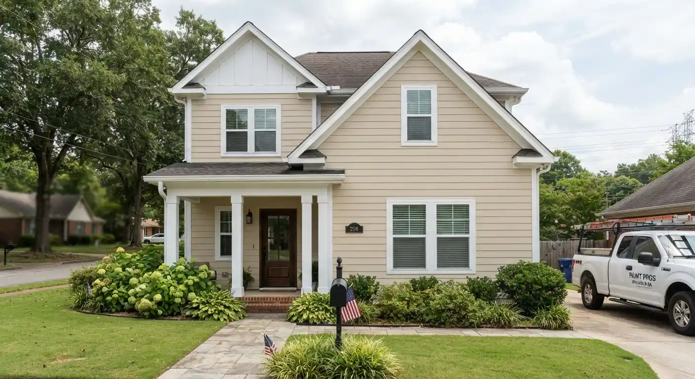 Professional house painters working in Ringgold, GA