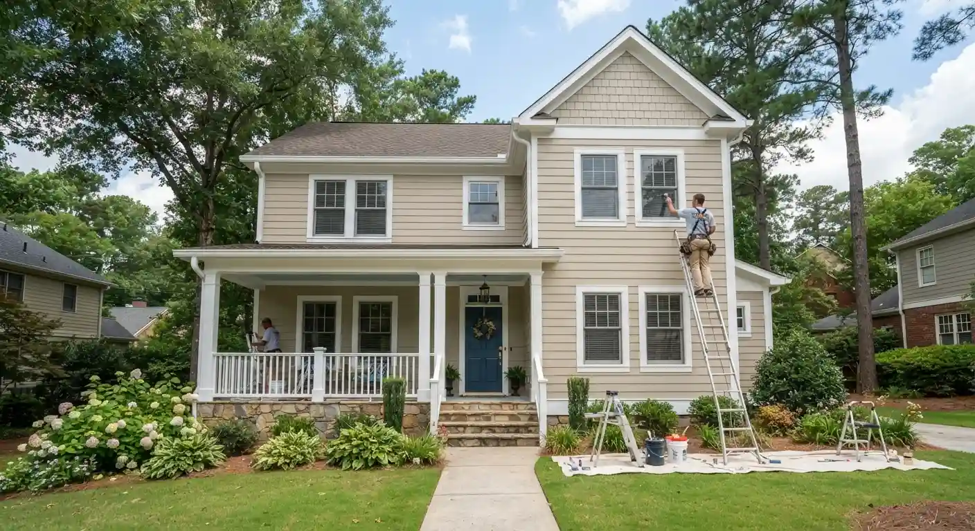 Exterior view of a home in Rock Spring GA