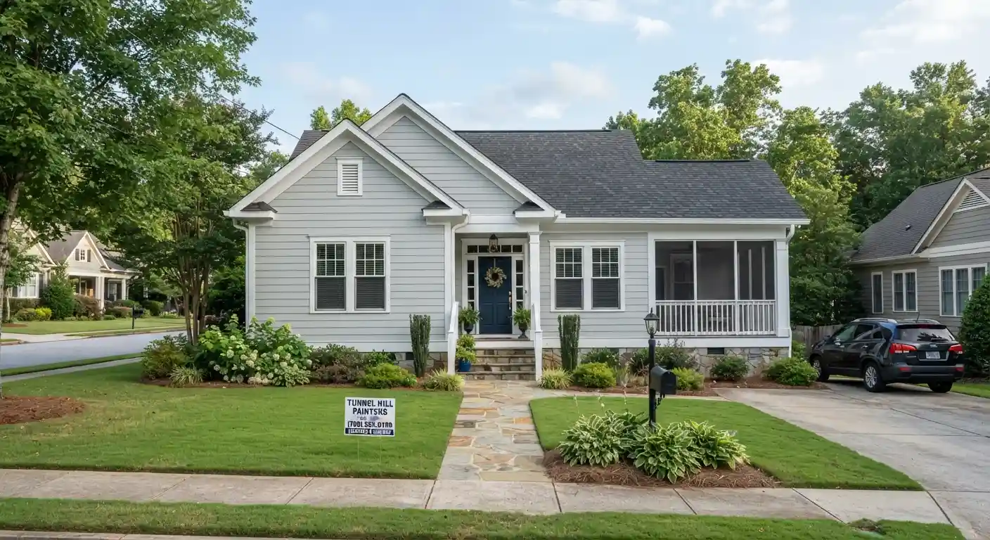 Residential home exterior in Tunnel Hill, GA